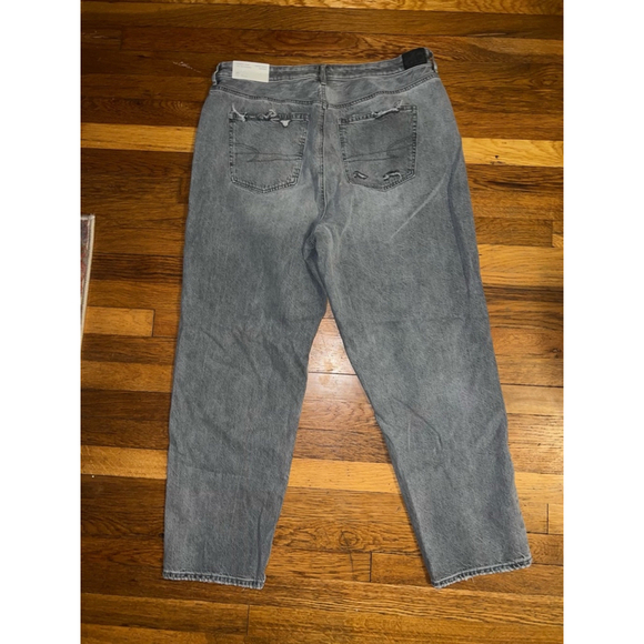 American Eagle Gray High Rise 90s Boyfriend Jeans 20L - Picture 6 of 8